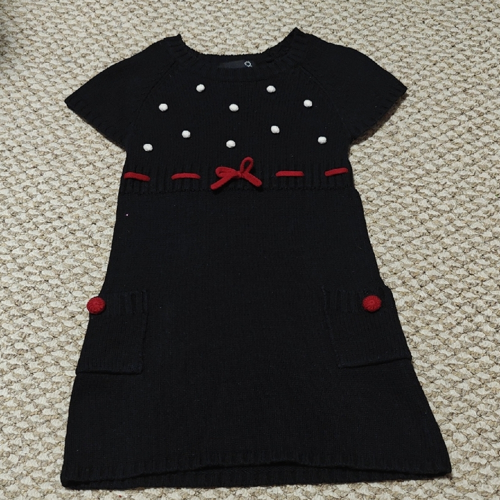Charming Black and Red Kids Dress